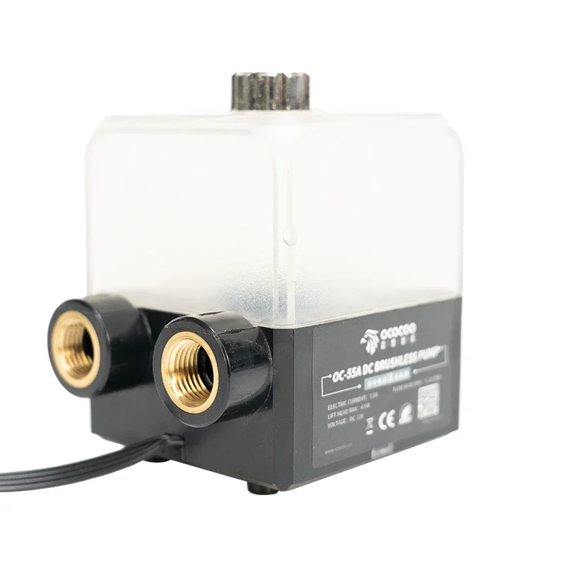 OC-55A Water Cooling Pump 690L/H Big Power Liquid Cooling Pump DC 12V 24V Big Power Quiet Pump for Water Cooling