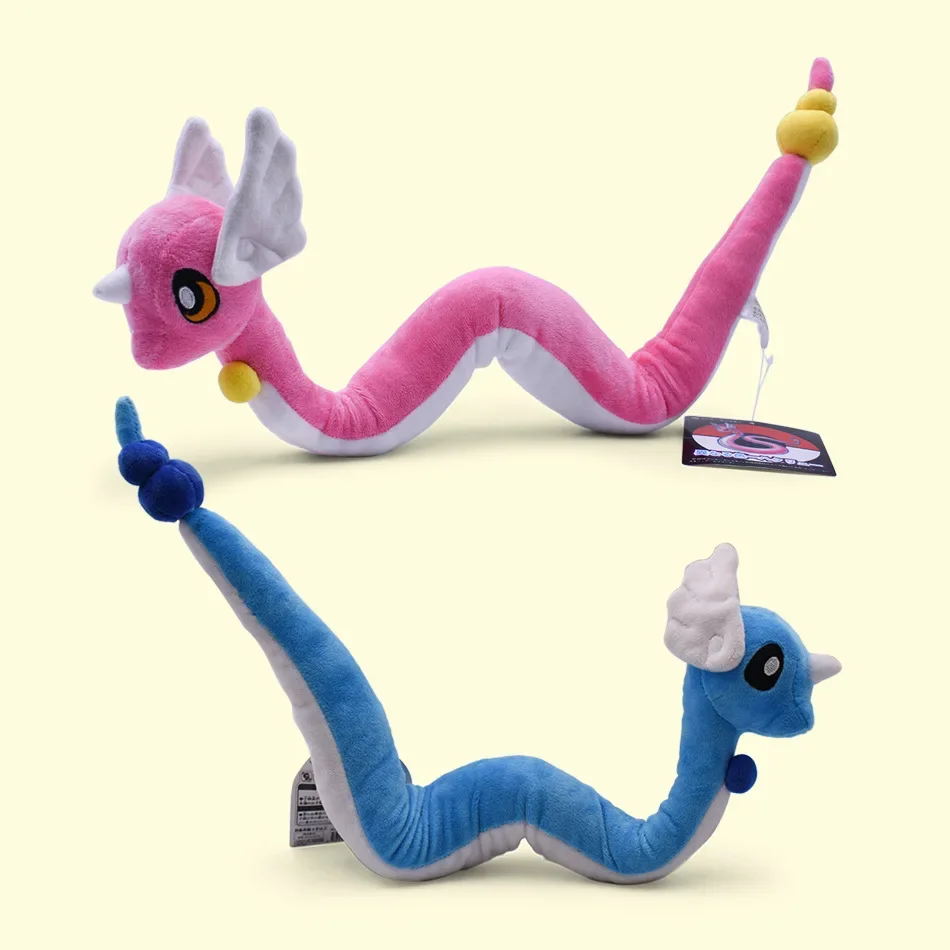 68cm Cartoon Pokemon Dratini Plush Doll Cute Dragonair Plush Toys Soft Stuffed Anime Pikachu Animals Dolls Gift For Children