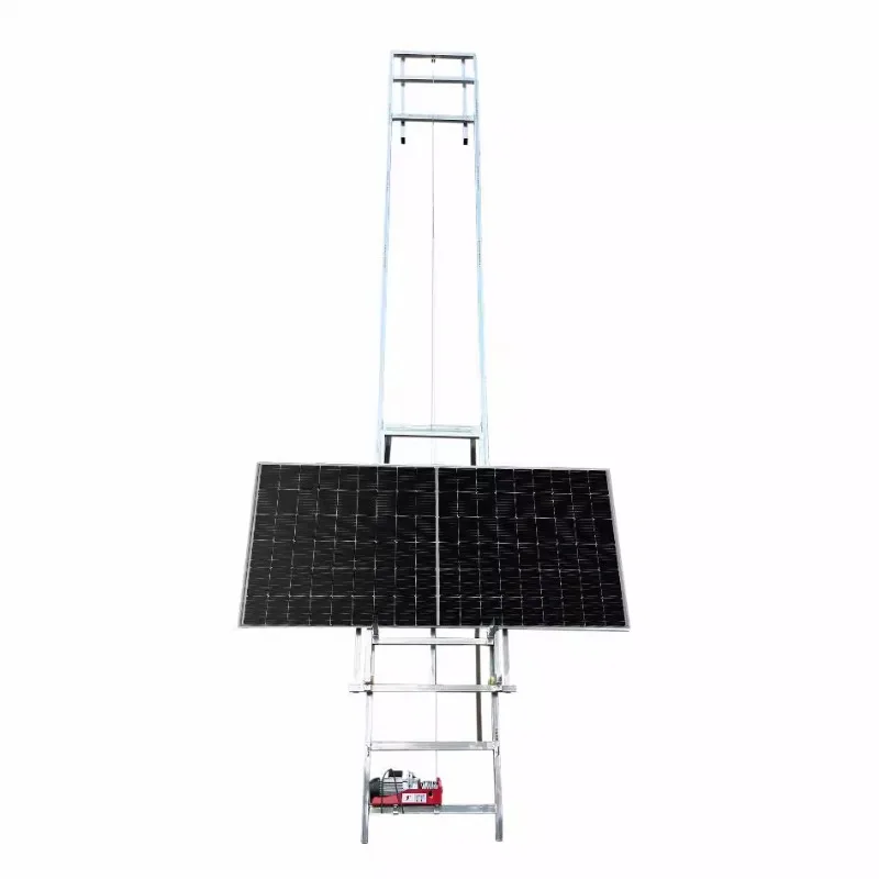 

Photovoltaic panel lift solar panel installation doors and windows on sunroom glass car lift 220v