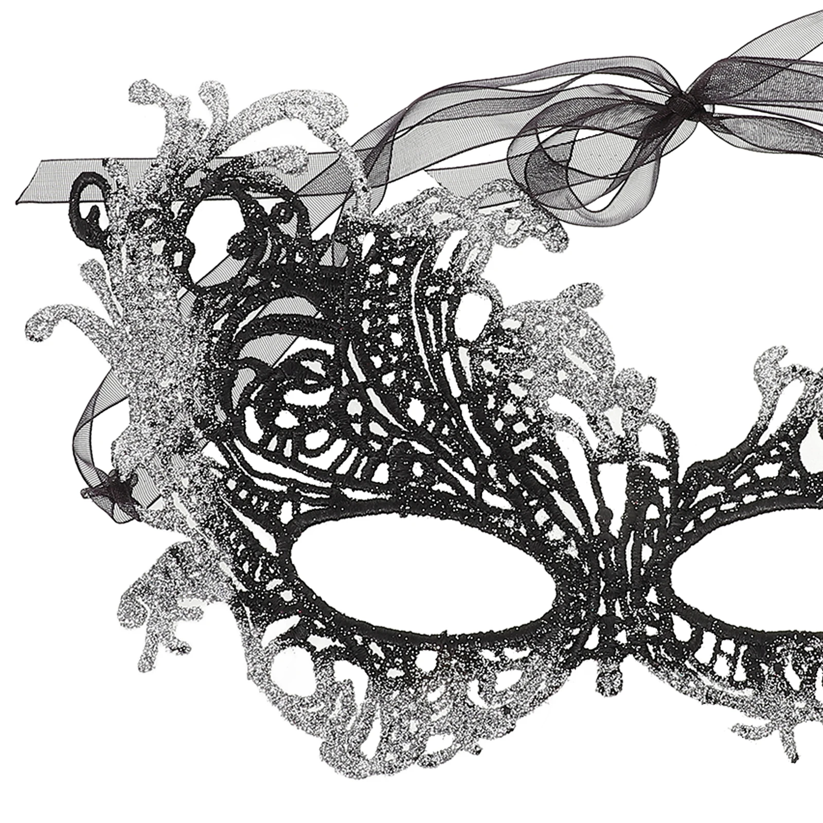 

2pcs Halloween Plastic Mask Cosplay Half Scary Costume Party Retro Masquerade Eye Set for Women Men Vintage Decor Props
