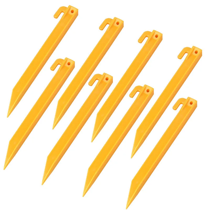 Fixed Plastic Nails, Camping Tent Canopy Ground Nails Outdoor Windproof Plastic Ground Nails, Excellent Hardened