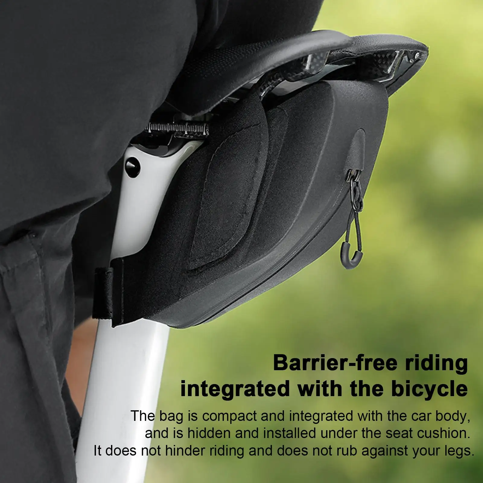 

0.25L TPU Waterproof Bike Saddle Bag Under Seat Pack For Mountain Road Bike, Commuting Travel Hiking For Men Women drop shipping