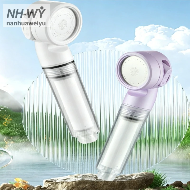 

Portable travel shower, filter pressurized handheld shower with 3 gears water outlet, small, convenient and easy to carry