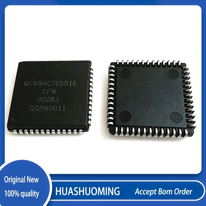 2Pcs/Lot  MC68HC705B16CFN  MC68HC705B16   PLCC-52