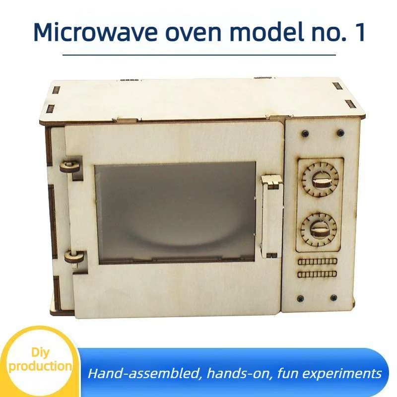 DIY Microwave Oven No.1 Model Student Experimental Teaching Aid Assembly Materials Science Gadget Kit