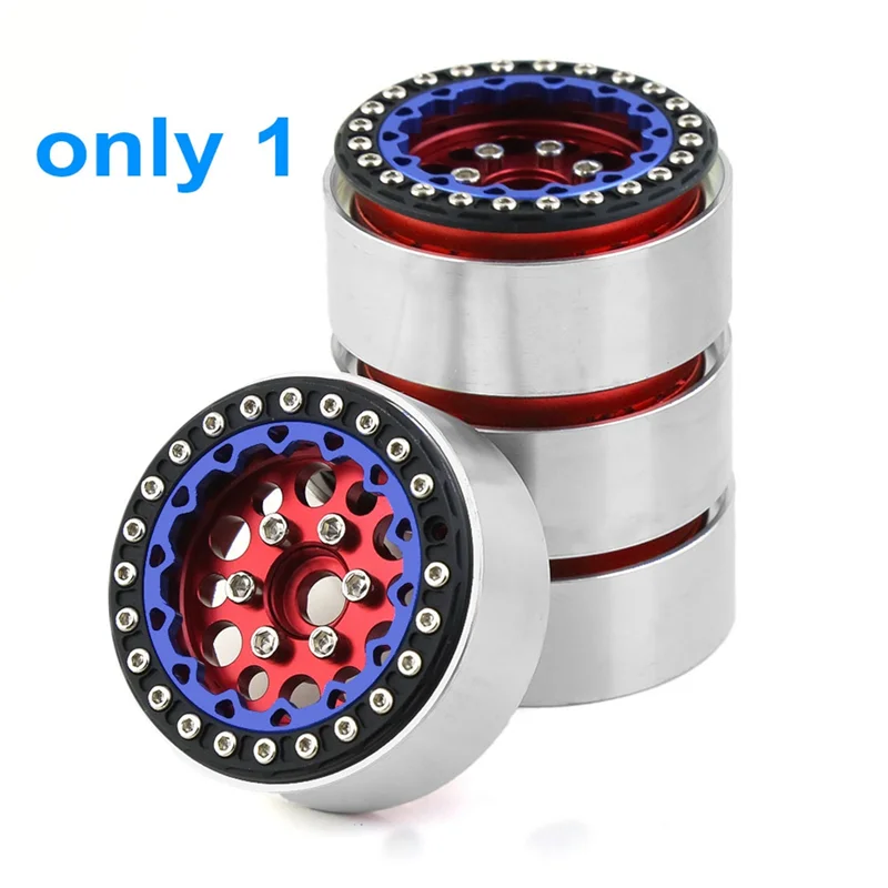 

Excellent-Metal Round Hole Lace Wheel Hub Universal 1: 10 RC Car Upgrades Spare Parts Parts For SCX10 Trx4 RC Climbers