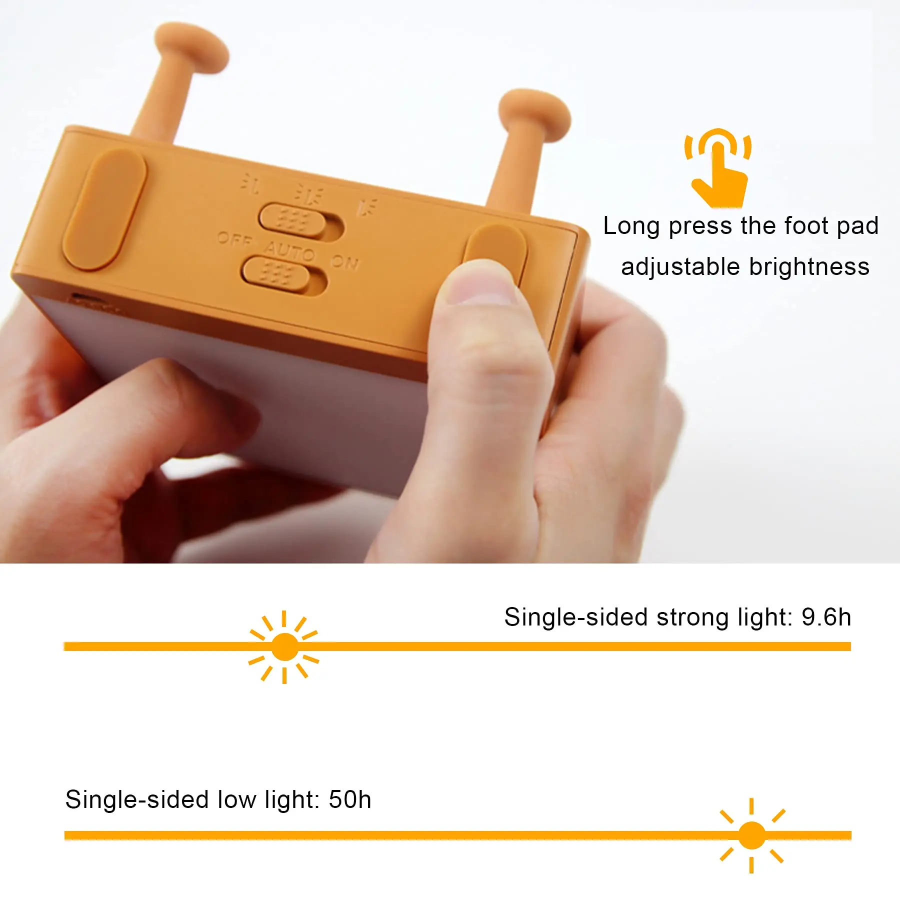 Imagem -04 - Cute Toast Bread Led Night Light Usb Recarregável Bedside Lamp Portátil Crianças Tap Light Decoração do Quarto Crianças Criança Nightlight