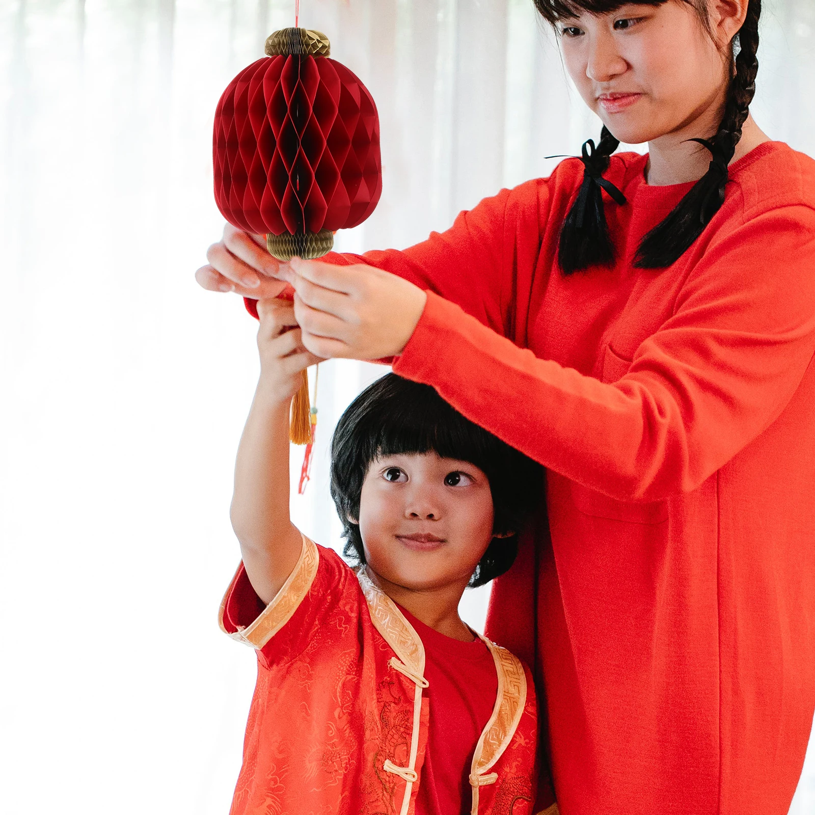 

Red Paper Lantern Hanging Decoration Lanterns Chinese New Year Pendants Spring Festival Decorations Lunar