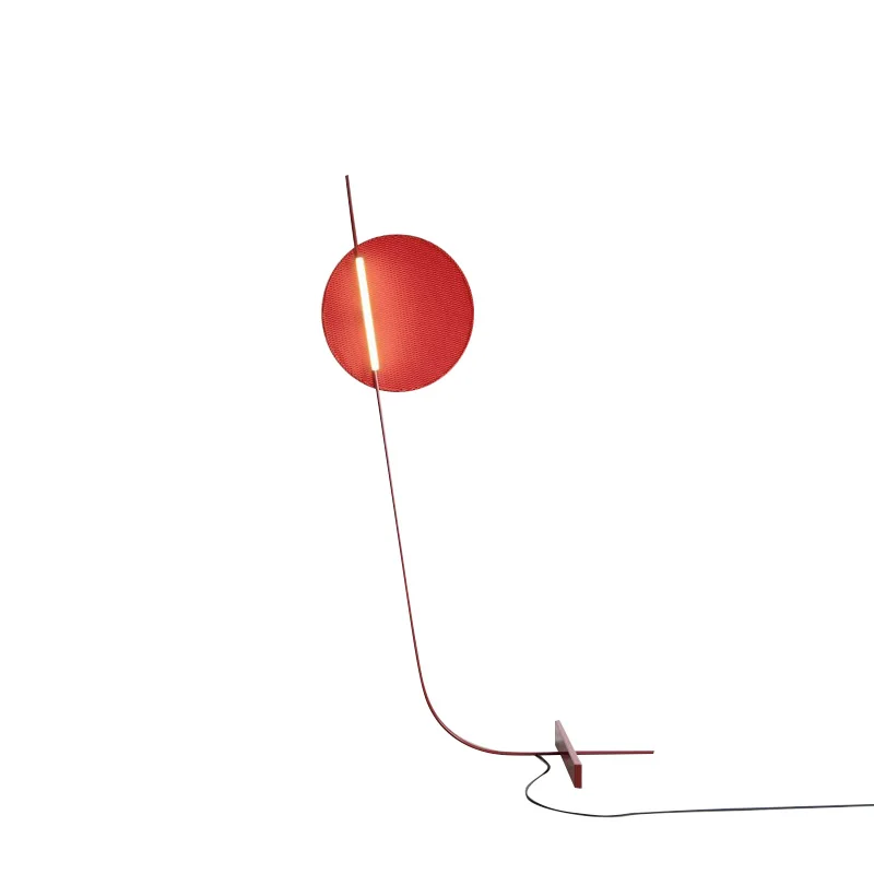 Nordic red LED floor lamp life modern simple room home creative decoration standing lamp bedroom bedside lamp lighting fixtures