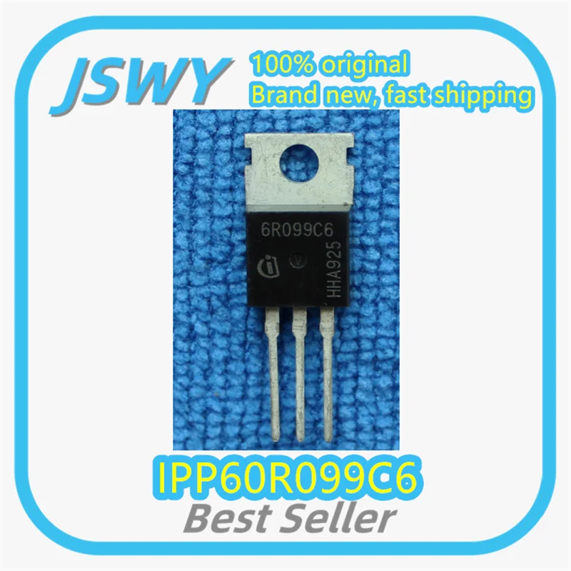 (5/50pcs) IPP60R099C6 Silk Screen TO-220 MOSFET Field Effect Transistor 6R099C6 New Original Brand with Large Stock