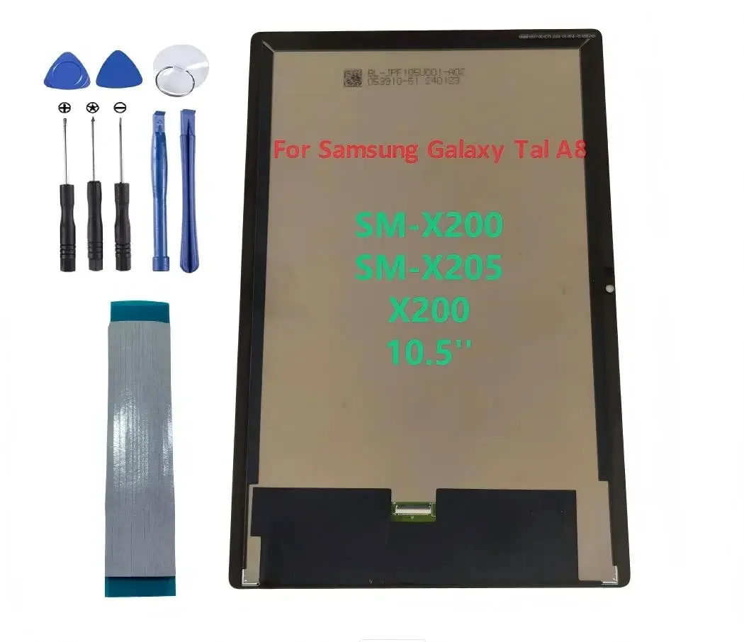 

ЖК-дисплей для Samsung Galaxy Tab A8 2021 SM-X200 SM-X205 X200 X205, сенсорный экран, дигитайзер, стекло в сборе, для ремонта