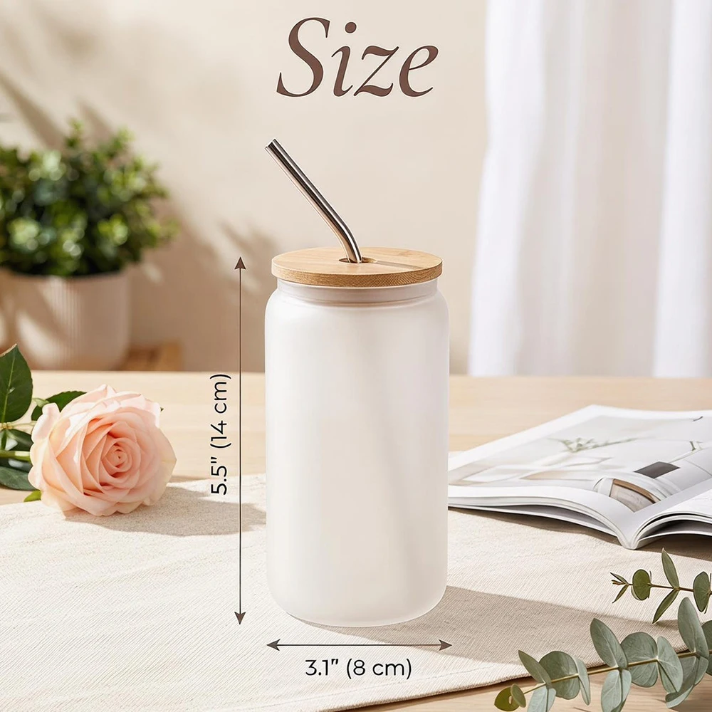 Personalized Penguin Christmas Frosted Glass Tumbler Custom Name Bamboo Lid Straw Cup Cute Winter Iced Coffee Drinkware Gift.