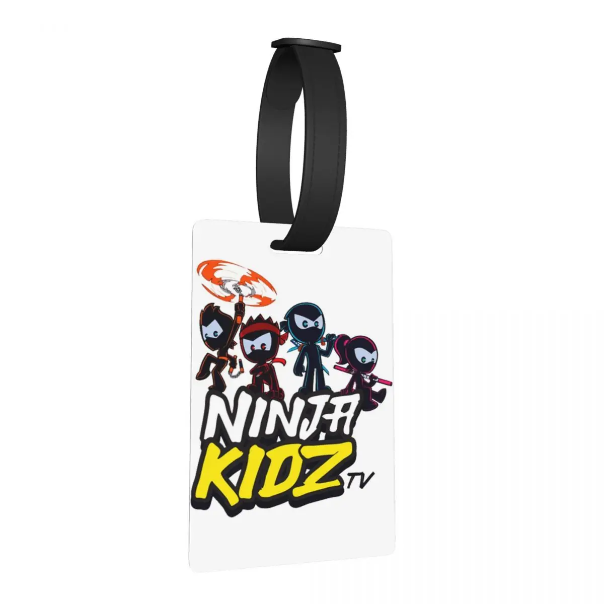 

Ninja Kidz Luggage Tags Suitcase Accessories Travel Cute Baggage Boarding Tag Label Holder ID Name Address