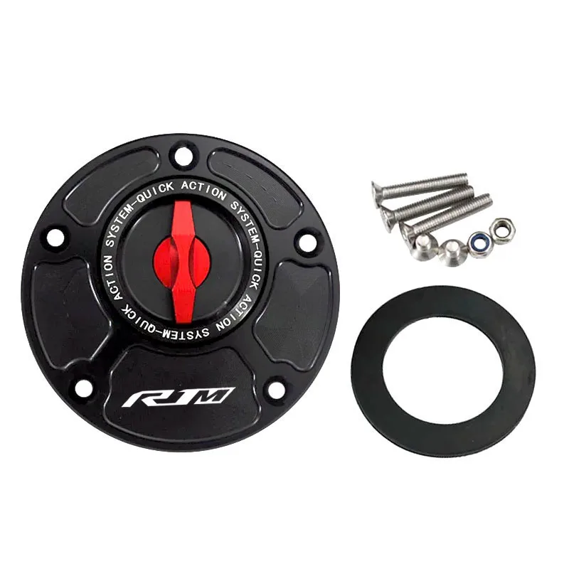 Aluminum Fast Gas Fuel Filler Cover Motorcycle Quick Open Tank Cap For R1 R1M YZF R1 1998-2025 YZF R1M 2015-2025