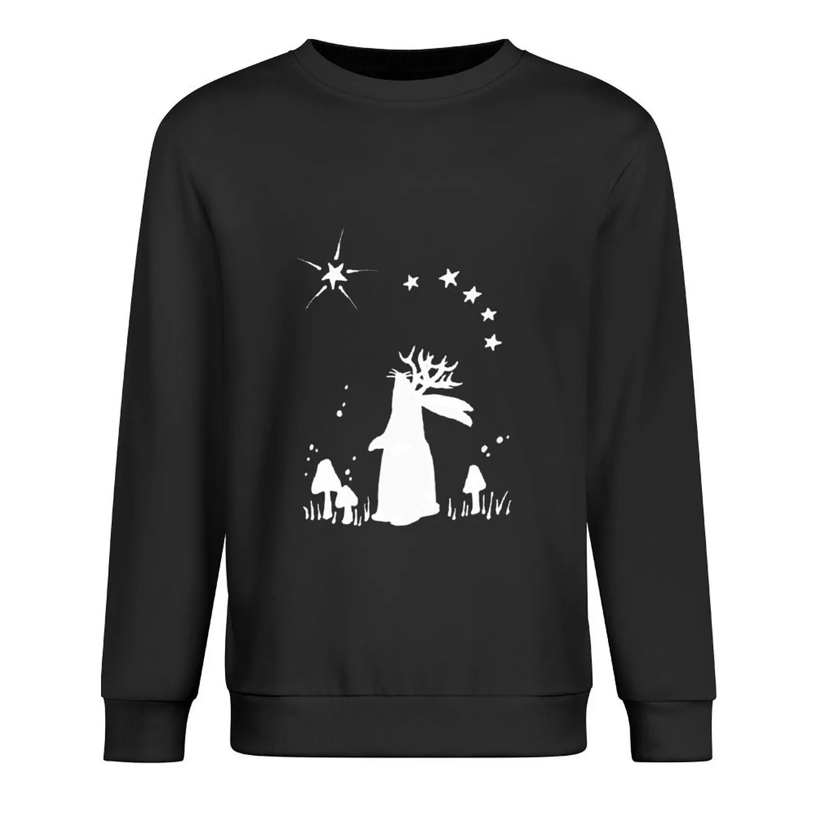 

Jackalope Night - B&W Pullover autumn jacket men tracksuit blouse men's sweat-shirt set oversize sweatshirts