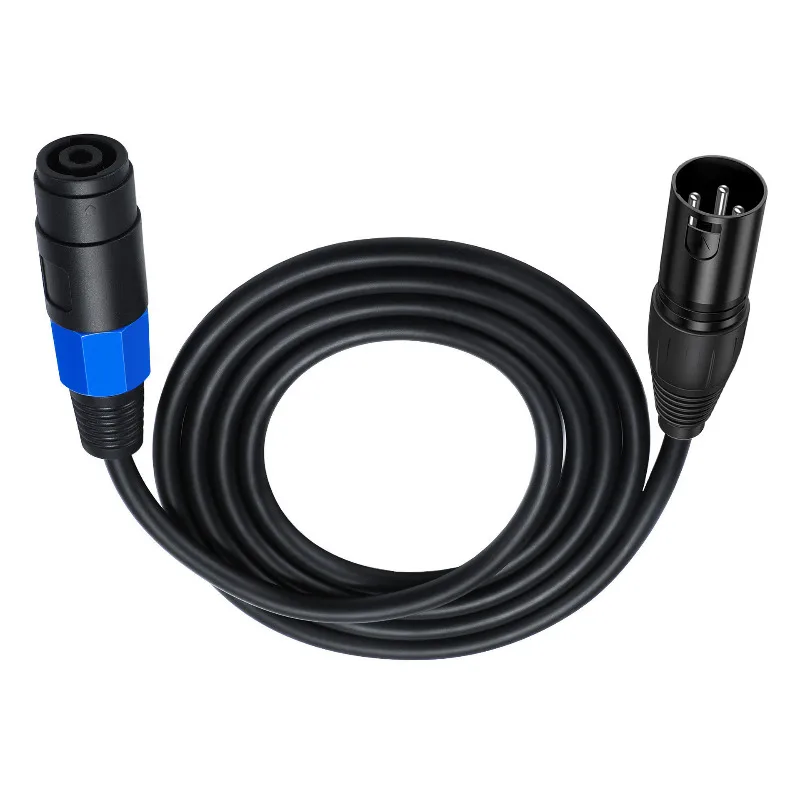 Speakon Feamle ถึง XLR ชายอะแดปเตอร์เสียงสาย Speakon Feamle ถึง XLR หญิงสาย Speakon CANNON Xlr สายไฟอะแดปเตอร์