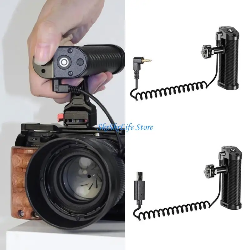 

E65E Aluminum Photography Side Handle 2.5mm to Quick Mount Single Knob Release