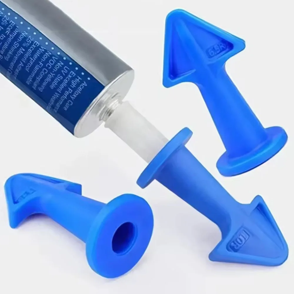 3pcs/set Multi-functional Silicone Sealant Nozzle Scraper Floor Caulking Tools Silicone Sealant Nozzles Kit Home Improvement Set