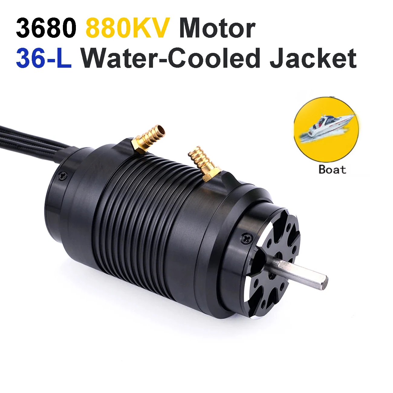 Rocket RC 3660 3670 3680 3250KV 2600KV 880KV 1100KV 4300KV Bürstenloser Motor für M41 Catamaran Spartan 800 mm-1000 mm RC Boot