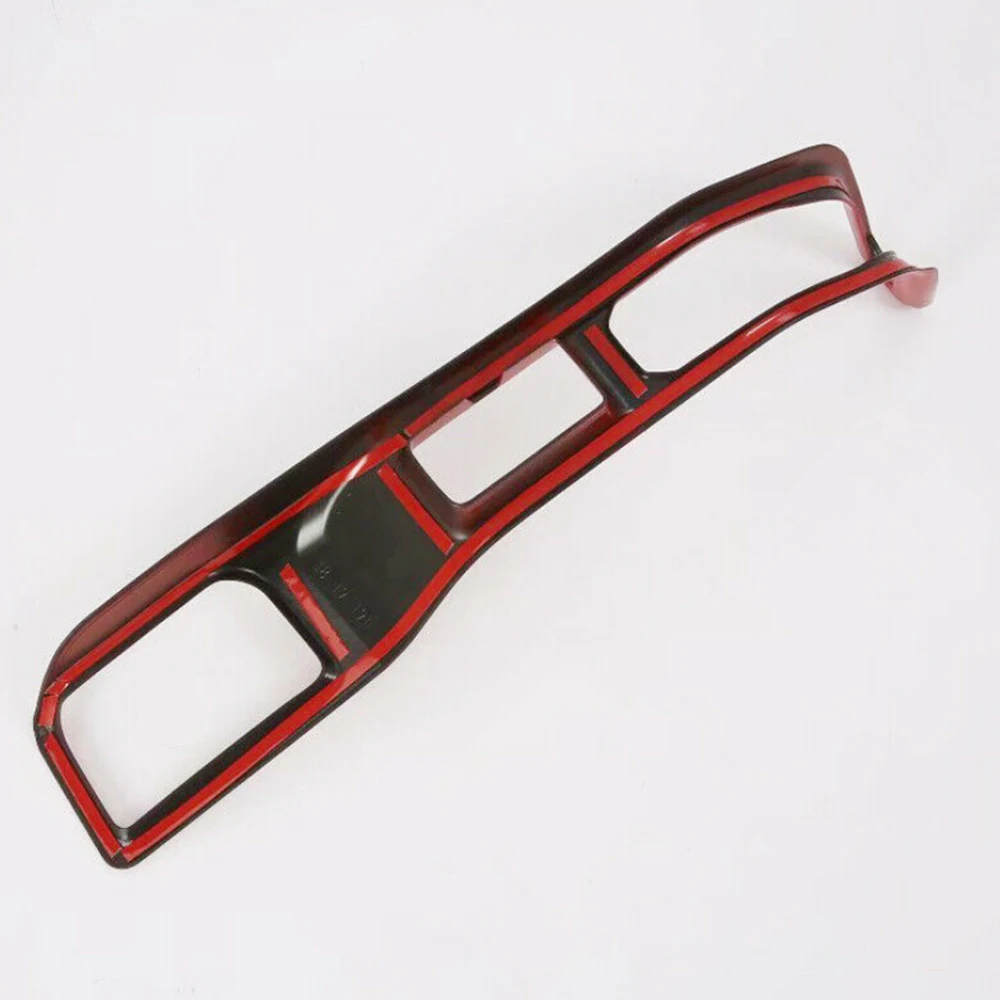 

Car Red Interior Accessories 4WD Gear Shift Panel Decoration Cover Trim Sticker for Jeep Wrangler JL 2018-2019