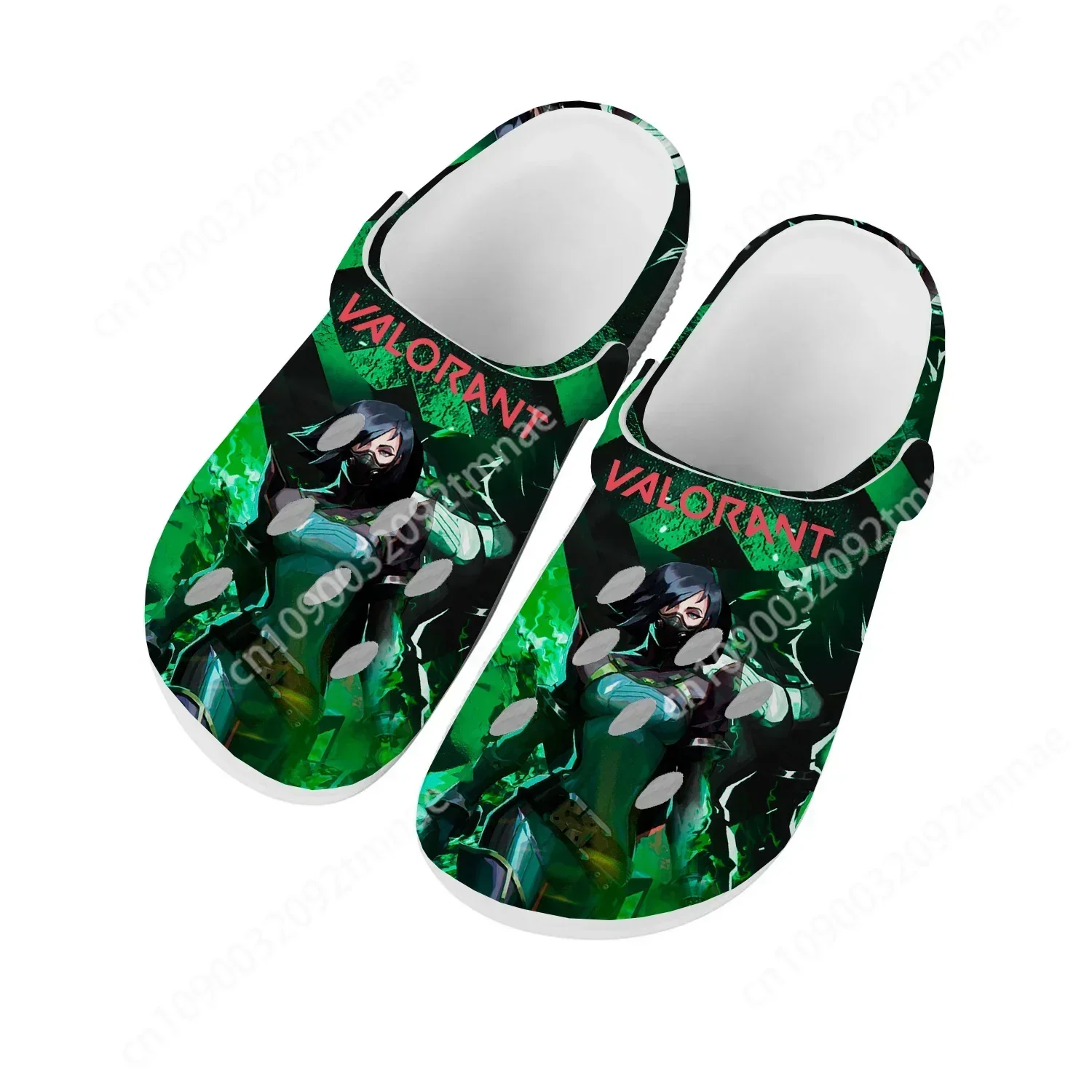 

Agent Manga Cartoon Game Valorant Home Clogs Mens Womens Teenager Custom Built Water Shoes Garden Beach Hole Slippers Sandals