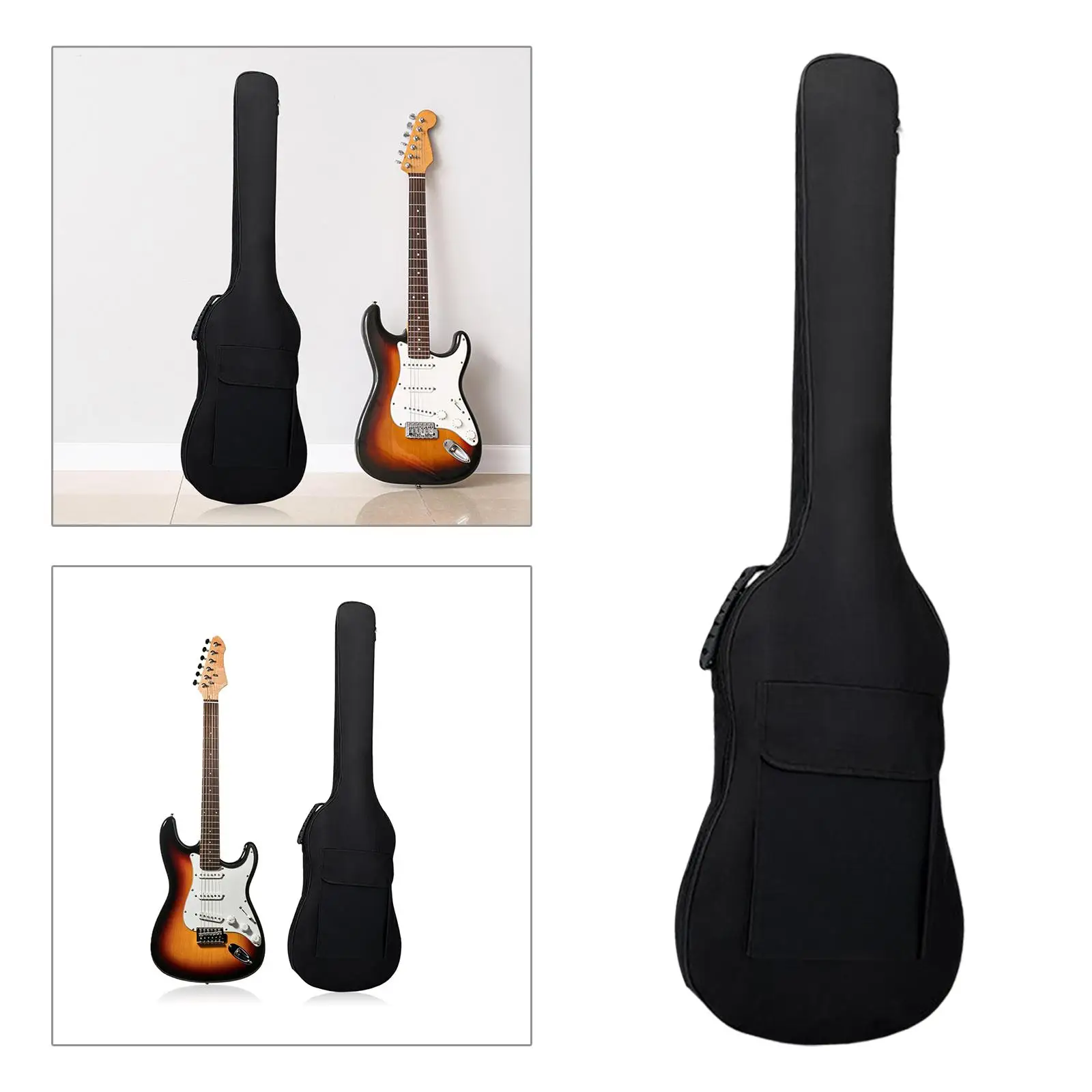 Waterproof Bass Guitar Gig Bag Backpack Thick Padded for Electric Acoustic view 4