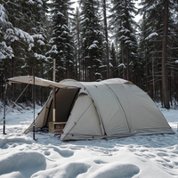 Large Space Ultralight Camping Tent Outdoor Couple Portable Waterproof Tunnel Tents Comfortable Travel Camping Equipment