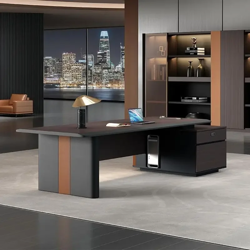 

High End Minimalist Office Desk Organizer Modern Drawers Executive Office Desk In Stock Designer Escritorio Oficina Furniture