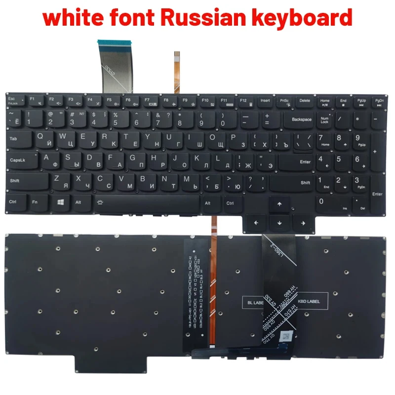 Laptop Keyboard For Lenovo Legion 5 Pro 16ITH6H 16ITH6 16ACH6H 16ACH6 16IAH7H 15ACH6 17ACH6 Russian/US/UK/French/Spanish Latin