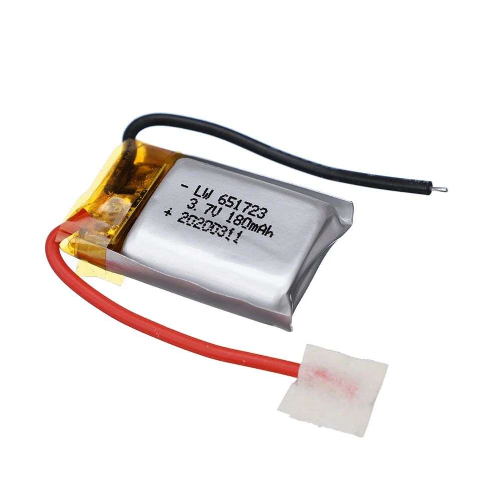 Batería Lipo de 1 a 20 piezas, 3,7 V, 180mAh, para Syma S105, S107, S107G, S108, Skytech M3, m3, S977, piezas de repuesto para helicóptero, venta al por mayor