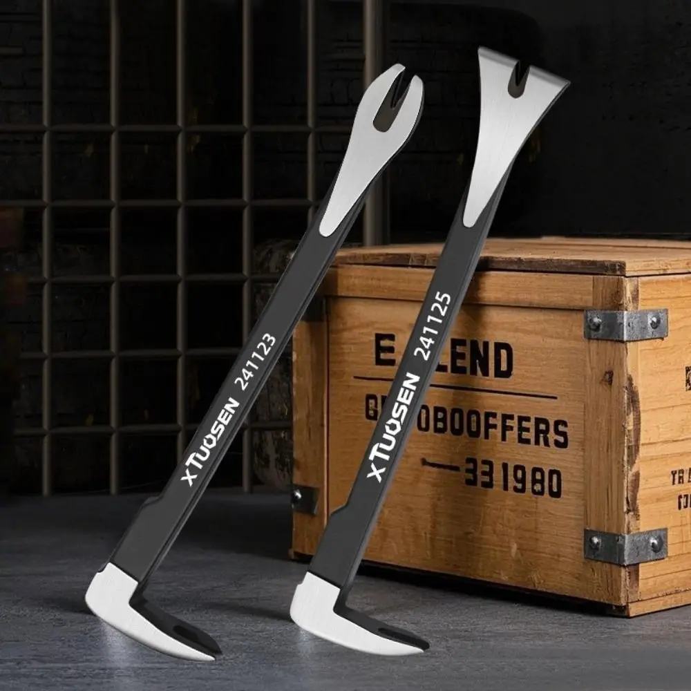 Multifunctional Nail Puller V Shaped Non-Slip Cats Paw Durable Steel Nail Extractor for Home Woodworking Tools Heavy Duty
