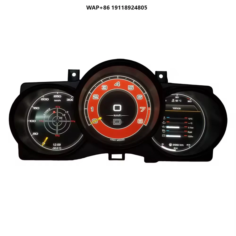 

12.3 Inch LCD Dashboard Speedometer Linux Systeam Digital Cluster Instrument Board for Macan 2015-2019
