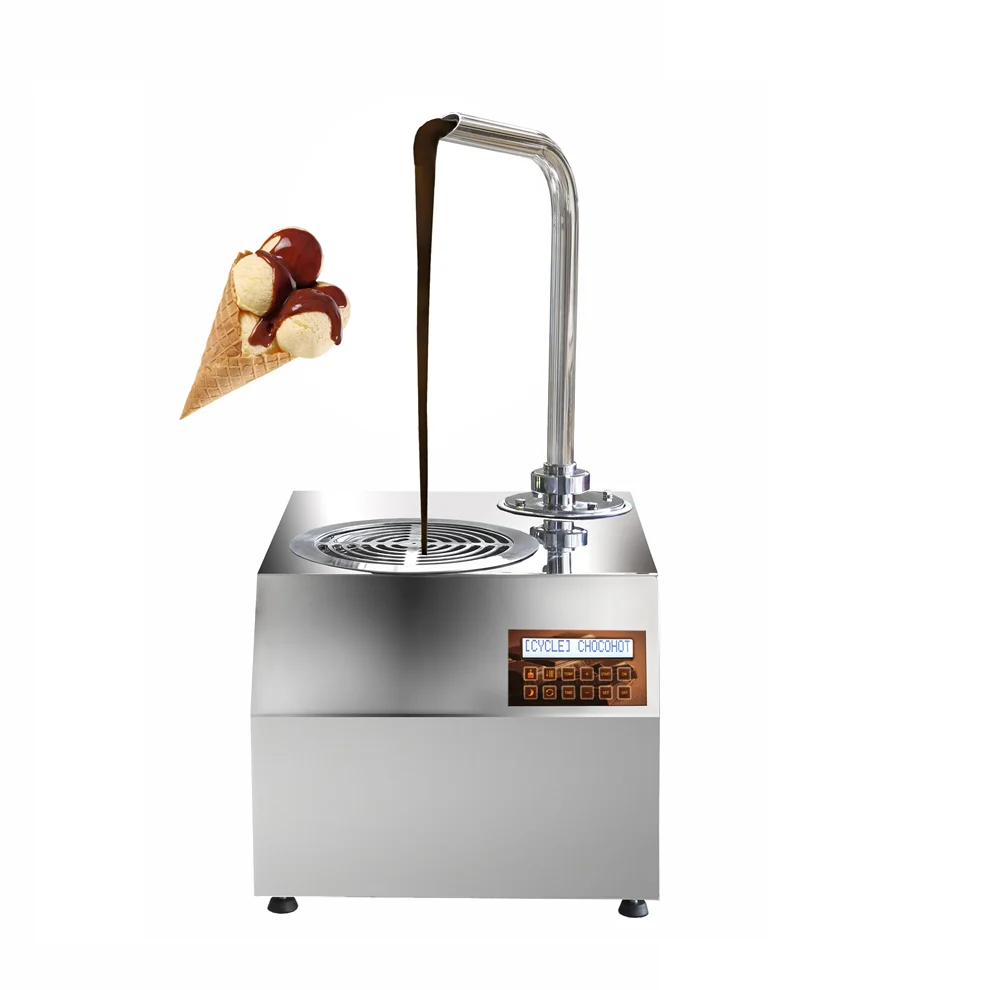 5.5L Capacity Automatic Chocolate Making Machine Melting Chocolate Tempering Machine Hot Chocolate Dispenser