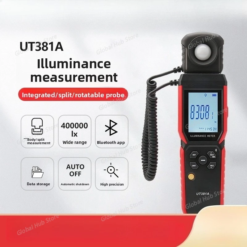 The UT381A Digital Illuminance Meter Is A High-precision Lighting Equipment Laboratory Illuminance Measuring Instrument