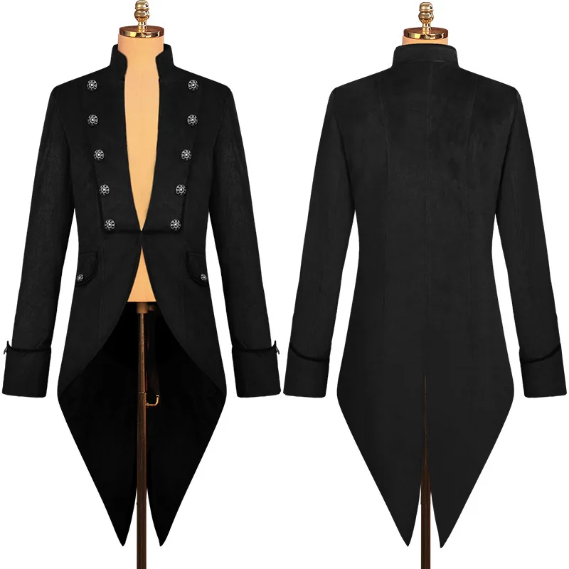 2025 New Vintage Tuxedo Stage Costume European Size loween Cross-Border Autumn Winter Women's Traditional Chinese Costume