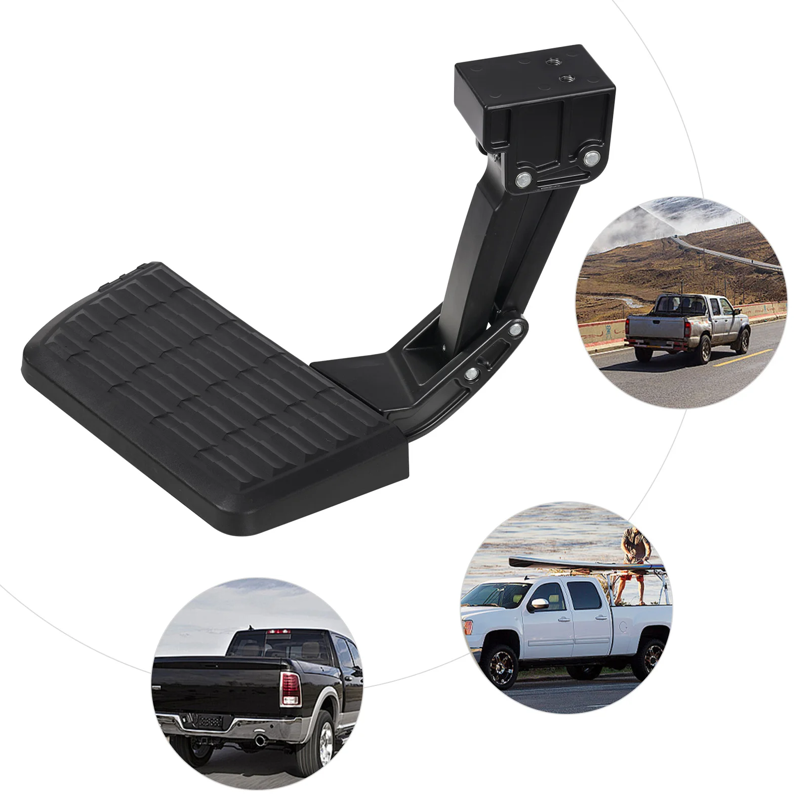 

75413-01A Folding Truck Tailgate Step Bumper Step Fit for 2006-2014 Ford F150