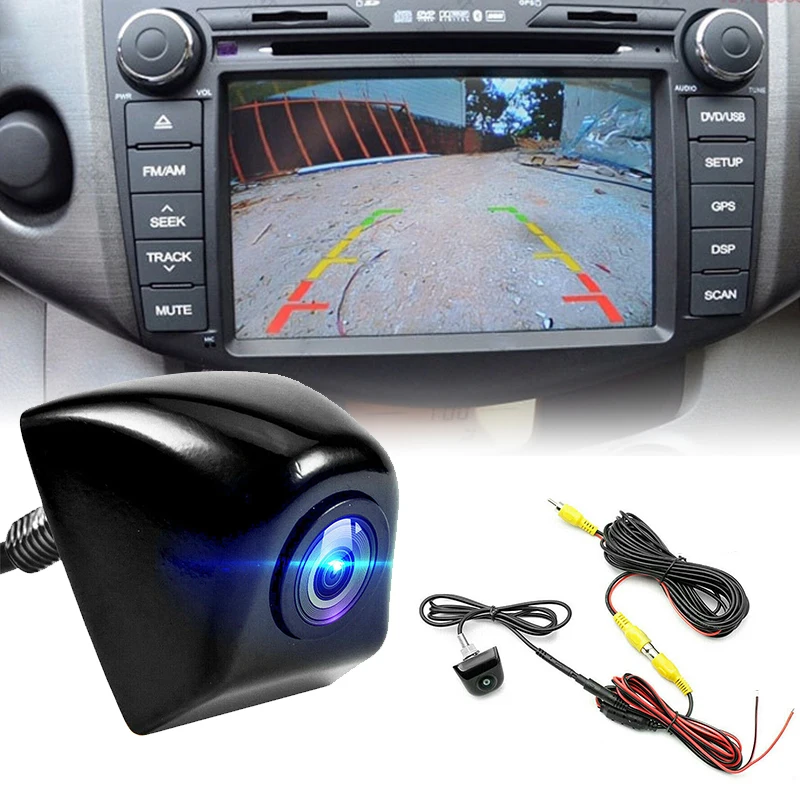 4pin Backup Rear View Camera/ Front View Camera, HD Night Vision Wide Angle Reverse Camera Upgrade You Car for Cars, Trucks, Suv