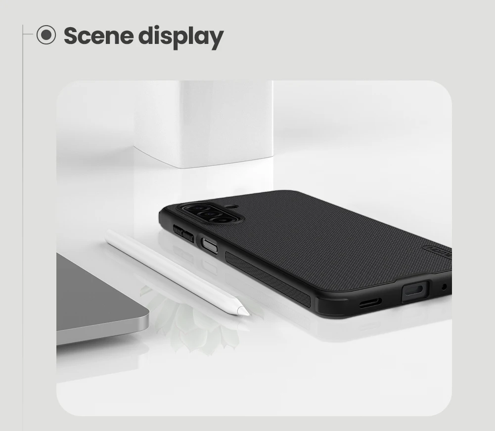 Für Samsung Galaxy A17 Hülle NILLKIN Fitted Case für Samsung Galaxy A17 Hochwertige Super Frosted Shield Hülle Matte PC-Abdeckung – Detail 14