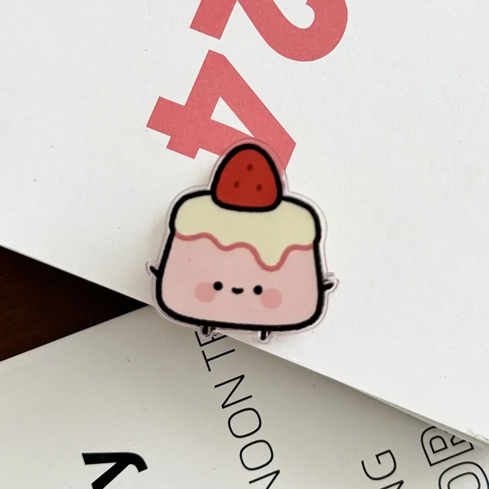Cute Cartoon Ornaments Gift Sealing Clip Note Holder Pp Clip Student Cute Small Commodity Ornaments  Cute Stationery