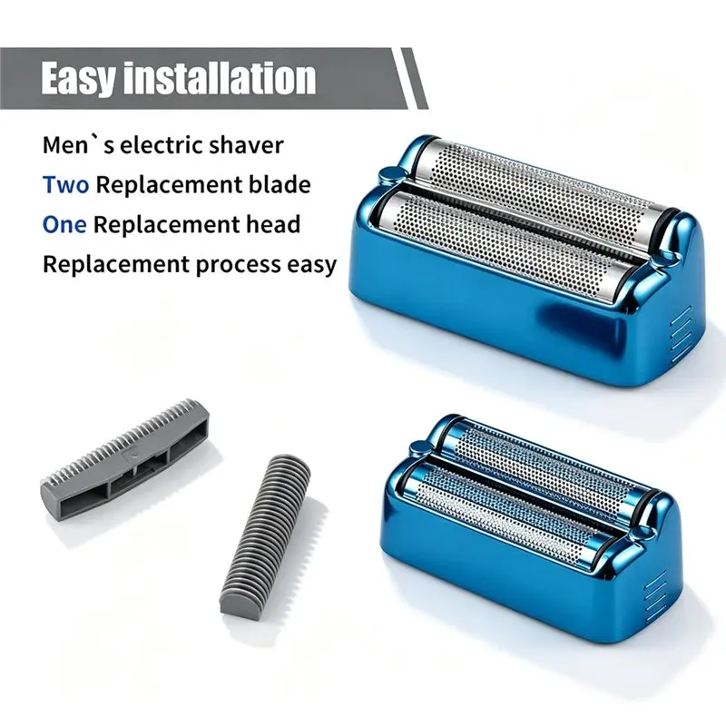 Replacement Foil& Cutter For Babyliss Pro FXONE Electric Shaver- Double Foil Head, Sharp, Durable, Hypoallergenic