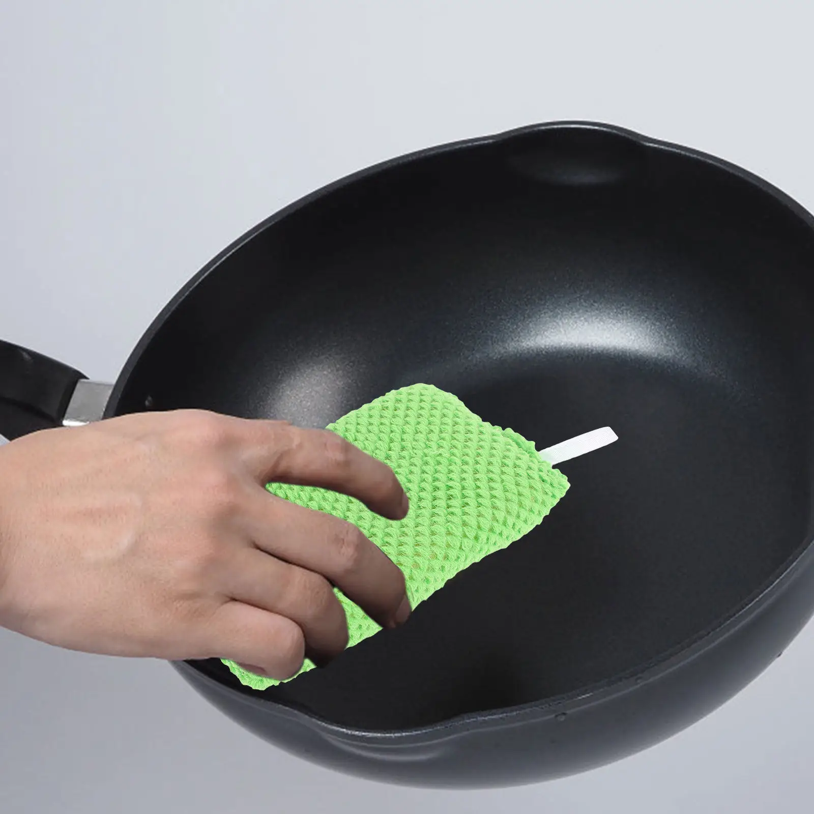 Heavy Duty Dishwashing Sponge Scrubber All Purpose Cleaning Sponge Pad for Non Stick Cookware Kitchen Cleaning Utensil Dish