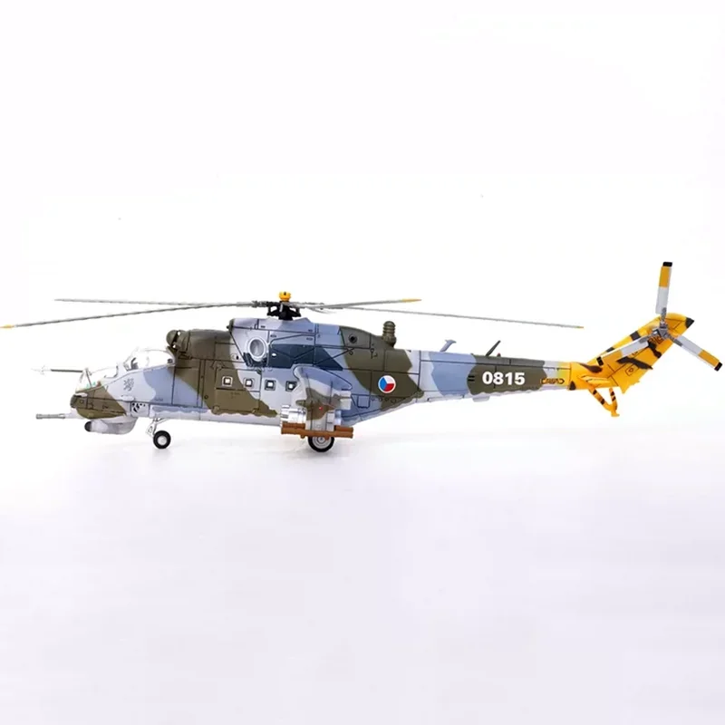 1:72 Scale Mi-24V Meter 24 Armed Helicopter Aircraft Model Diecast Alloy Static Display Souvenir Collection Toy Gift