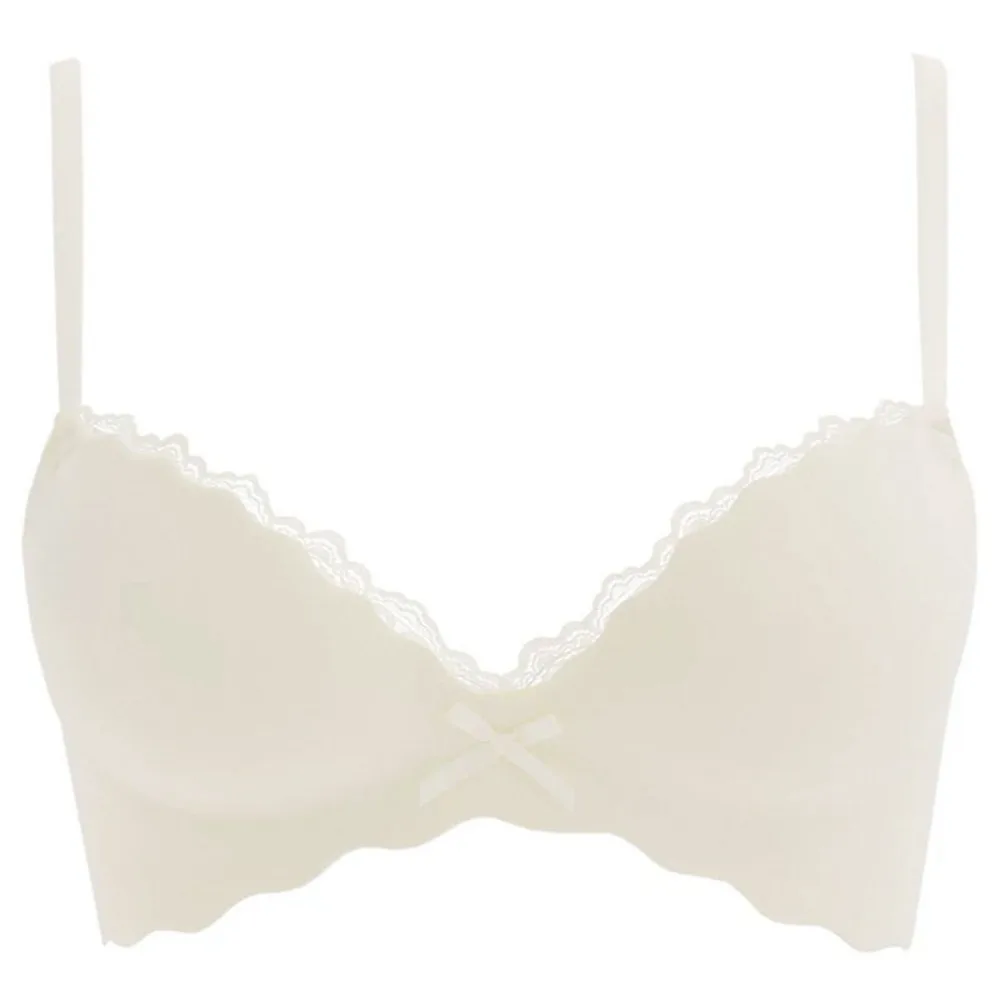 Wireless Seamless Lace Bra  Push‑Up Lift Support for Small Bust, No Empty Cup Sexy Soft Comfortable Ladies Intimates Lingerie