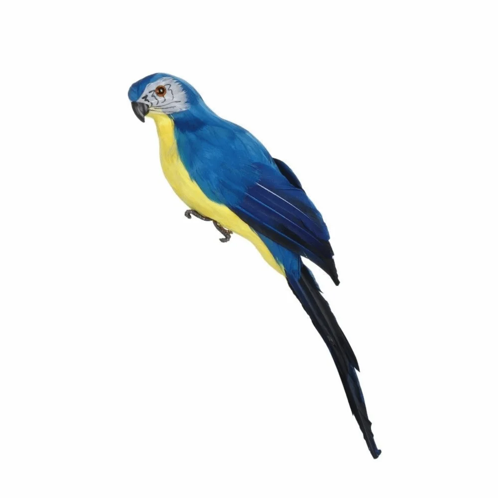 25cm/35cm/45cm/60cm Simulation Parrot Multicolor Photo Props Artificial Bird Model Foam Garden Decorative Bird Garden Ornament