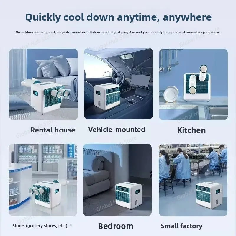 Outdoor Mobile Air Conditioning Refrigeration Free Installation of Truck Household Small Camping Air Conditioner for Cooling