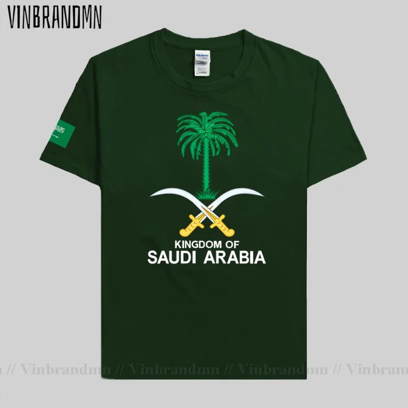 Saudi Arabia Saudi Arabian SA SAU men t shirt fashion 2019 jersey nation team 100% cotton t-shirt fitness clothing tees camiseta