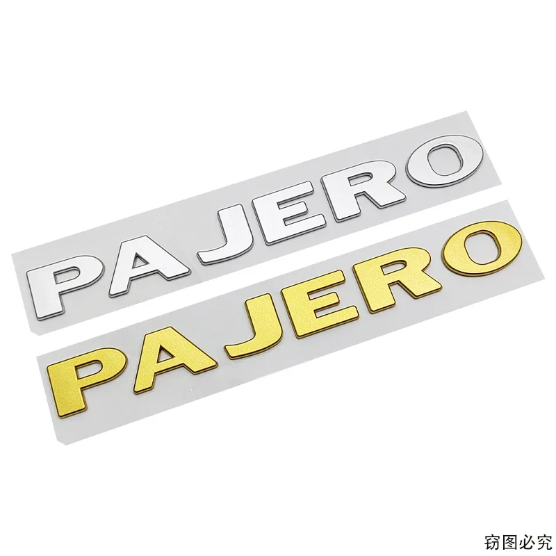 

20X2,2 см ABS задний кузов автомобиля буквенная эмблема наклейка на багажник для Mitsubishi PAJERO логотип декоративный значок авто модификация аксессуары