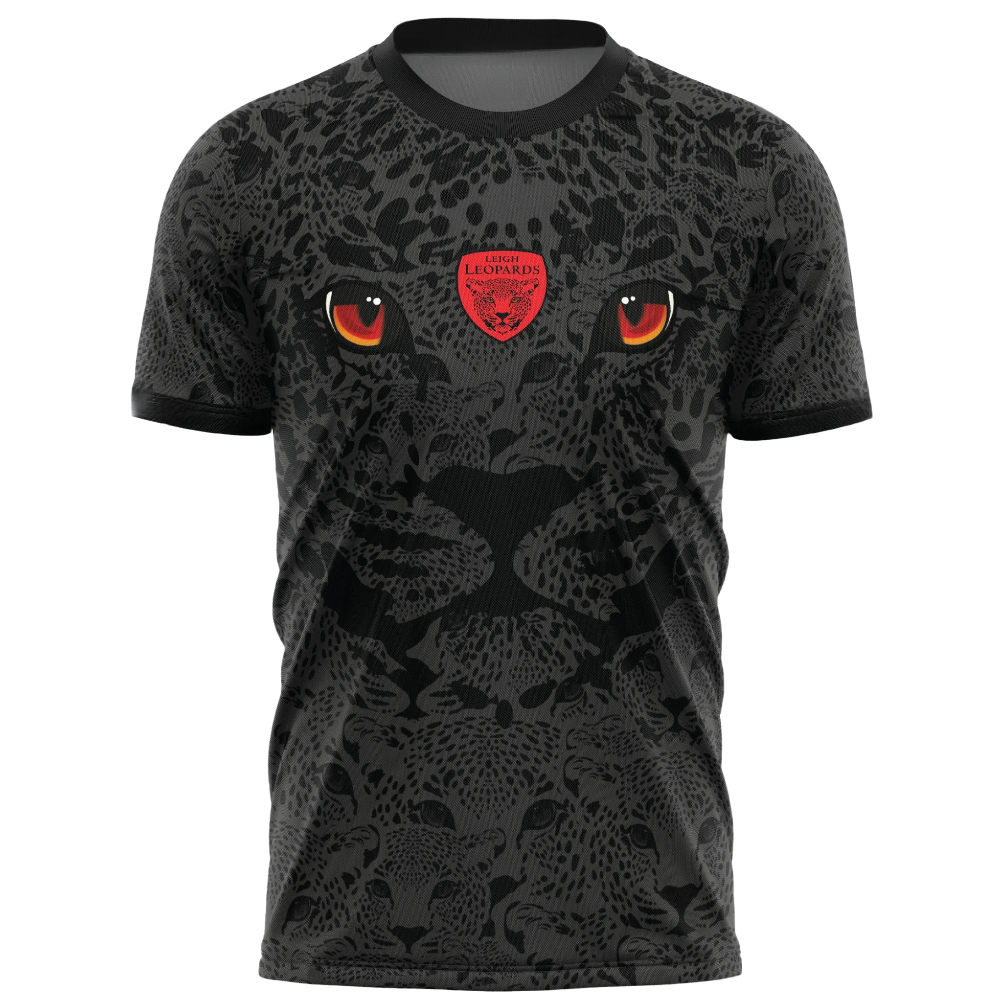 2026-27 New Leigh Leopards Rugby Jersey Men 3D Printing T-shirt Sleeve Sports Fan Training Shirt Daily and Training Wear Y2K