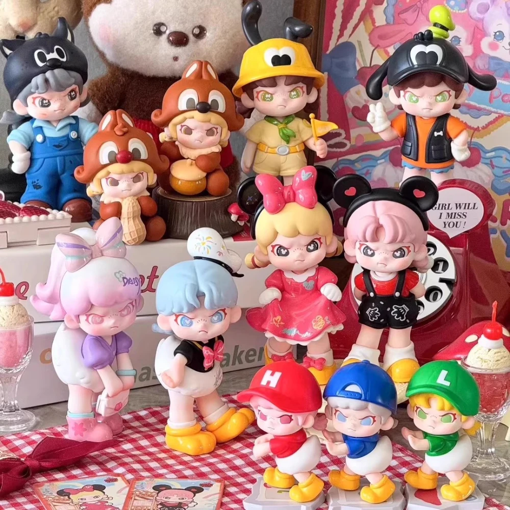 

Dora Loves Mickey Series слепая коробка милая загадочная коробка Микки Маус фигурку аниме кукла-сюрприз сумка коллекция модель подарки