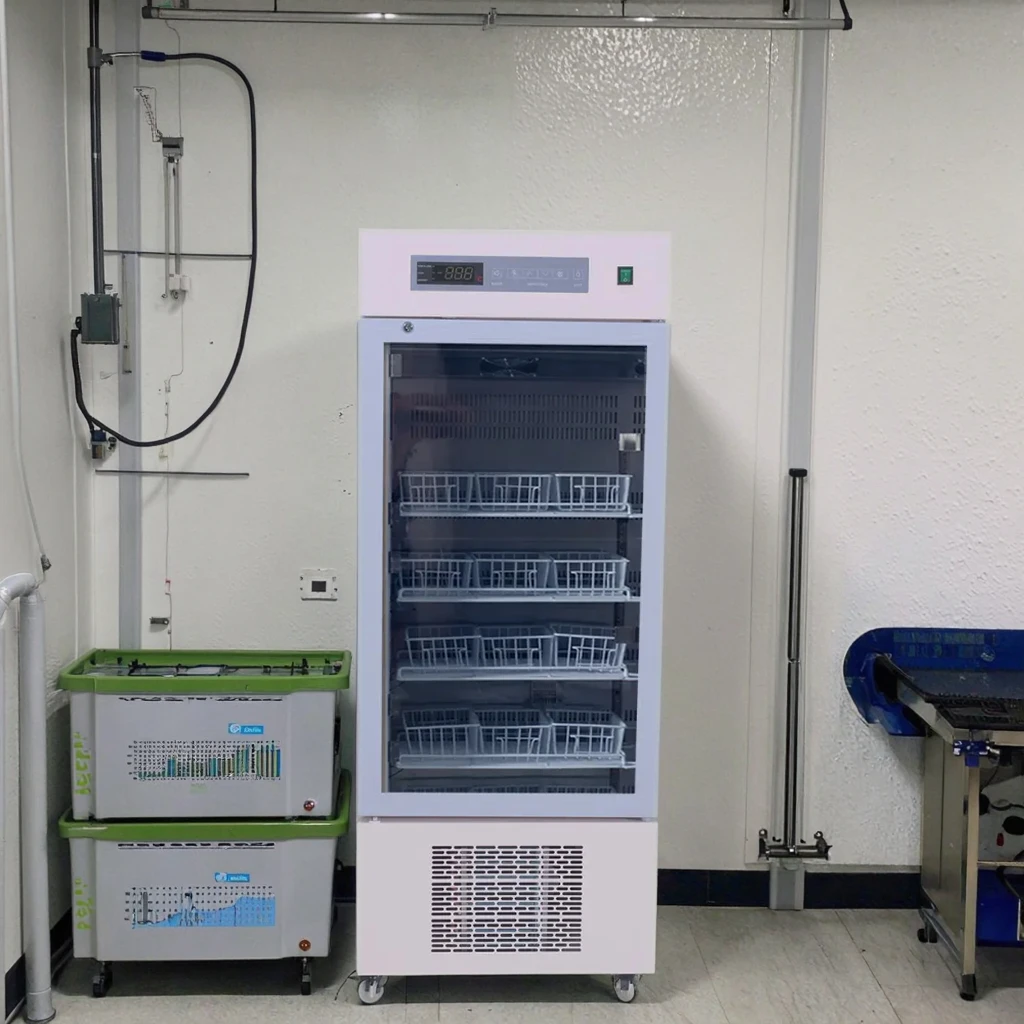 Suitable for all new smart devicesMYC-L230 230L 4 Degree  Storage Medical  Bank Fridge with R134A Refrigerant and 1 Ye